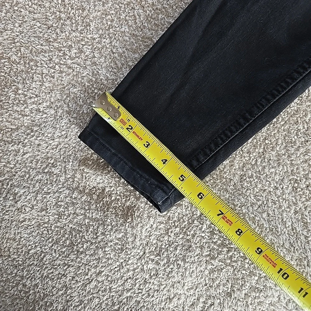 Free People Women's Distressed Skinny Ankle Jean Black Size‎ 28 Festival Grunge